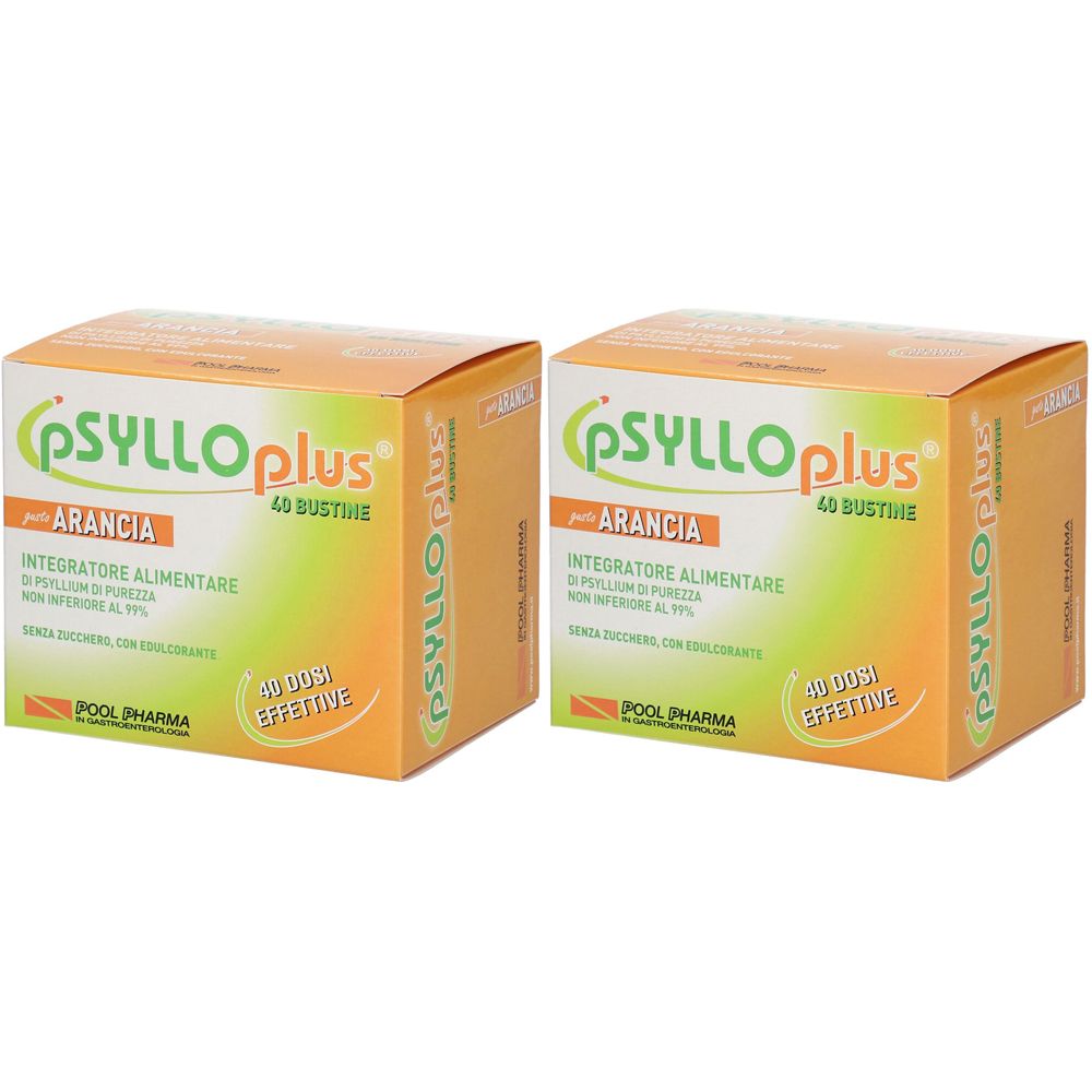 Psyllo Plus® Bustine Gusto Arancia 2x40x4,3 g Bustina