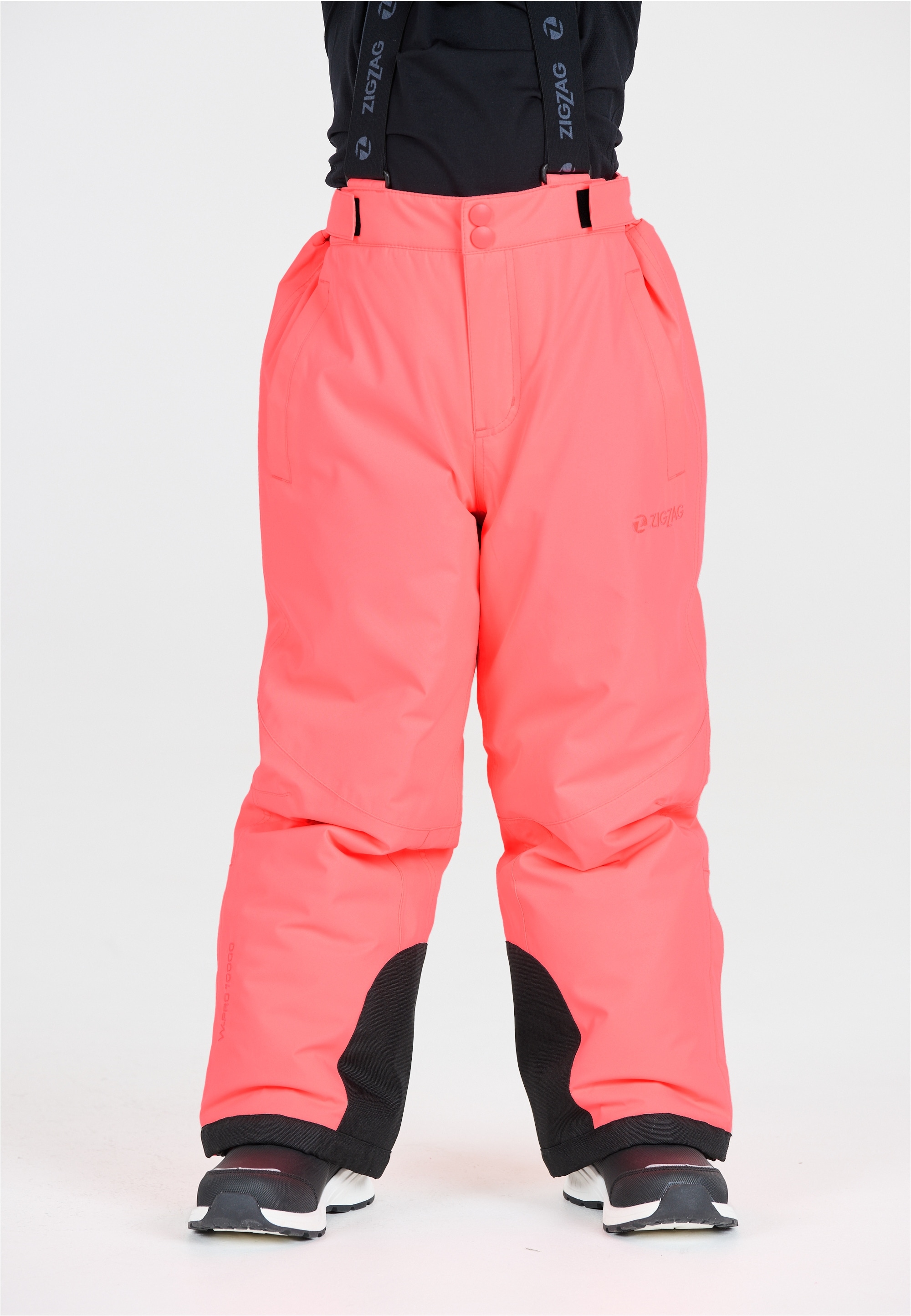 Skihose ZIGZAG "Provo", Kinder, Gr. 152, EURO-Größen, rosa (hellrosa), 100% Polyester, unifarben, Sportlich, lang, Hosen, mit 10.000 mm Wassersäule Image