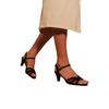 Where's That From - Damen Schuhe "Jillian", Strassbesatz, Netzmaterial (Schwarz)