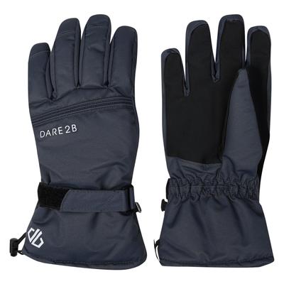 Dare 2B Herren Ski-Handschuhe Worthy (Ebenholz-Grau)