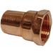 0.75 in. x 1 in. Copper Female Reducing Adapter - Cast - American Imaginations AI-35649