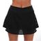 Adidas Shorts | Adidas Paris Tennis Match Skirt Skort Black Graphic Print Tennis Court Large Euc | Color: Black | Size: L