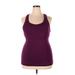 C9 By Champion Active Tank Top: Purple Activewear - Women's Size 2X-Large