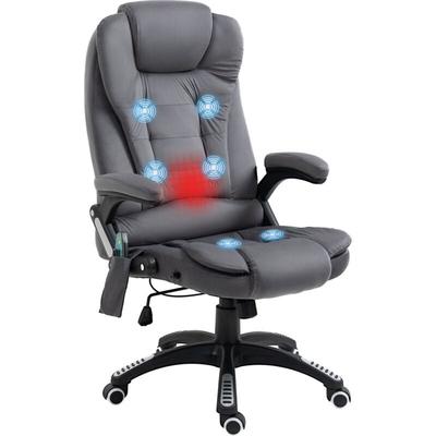 Vinsetto Bürostuhl mit Massagefunktion, Massagesessel mit Wärmefunktion, ergonomischer Chefsessel Image