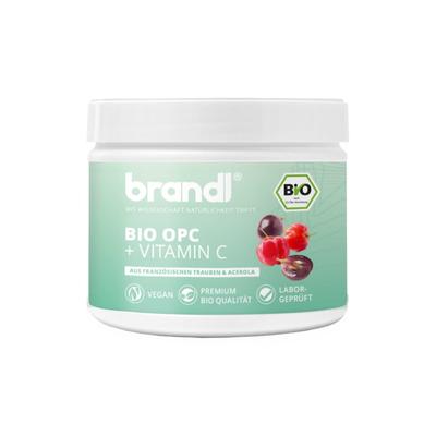 Brandl Nutrition Bio OPC Traubenkernextrakt mit Vitamin C aus Acerola 135 g