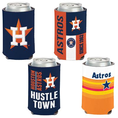 WinCraft Houston Astros 4er-Pack 12 oz. Dosenkühler-Set Image