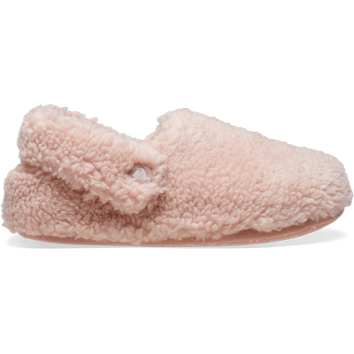 Crocs Pink Clay Toddler Classic Cozzzy Slipper Shoes