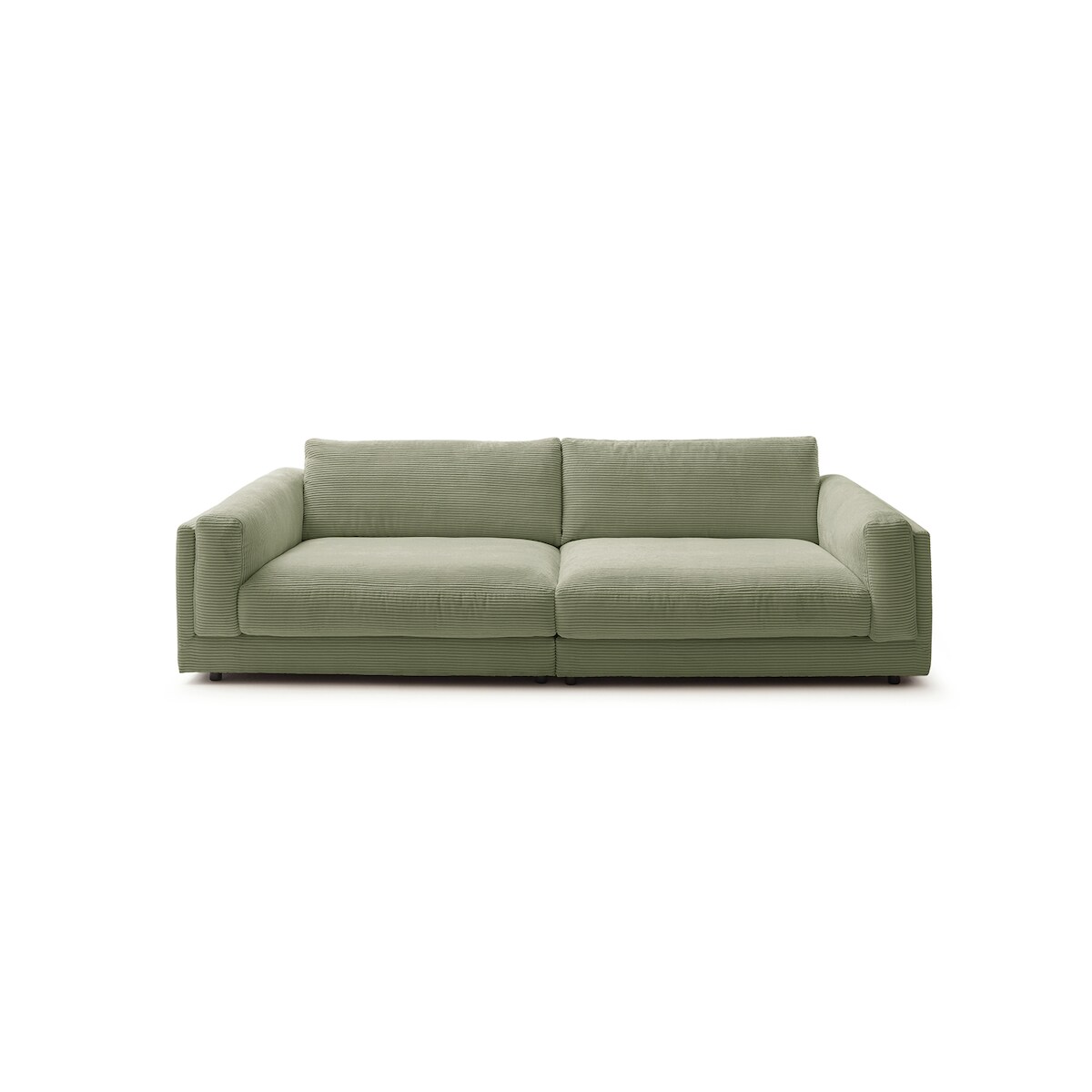KAWOLA Big Sofa RAINA Cord olivgrün Image