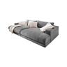 KAWOLA Big Sofa XL MADELINE Cord grau