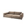 KAWOLA Big Sofa RAINA Leder taupe