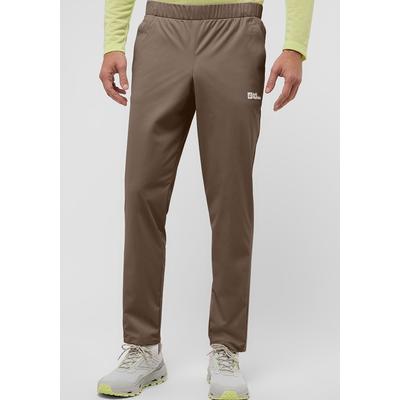 Softshellhose JACK WOLFSKIN "PRELIGHT PRO PANT M", Herren, Gr. L (52), Normalgrößen, braun (cold, coffee), Hauptmaterial: 100% Polyester (recycled), Hosen