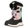 Stiefel ZIGZAG "Rasbell", Gr. 24, schwarz (schwarz, pink), Kunstfaser, Polyurethane, casual, Schuhe, mit wasserdichter Eigenschaft