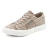 Sneaker ELBSAND "Schnürschuh", Damen, Gr. 41, beige (sand), Obermaterial: 100% Textilmaterial. Futter: 100% Textilmaterial. Decksohle: 100% Textilmaterial. Laufsohle: 100% Synthetik, used, unifarben, casual, Schuhe, Schnürhalbschuh, Freizeitschuh...