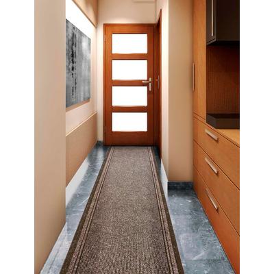 Läufer "Schmutzfangläufer MALAGA, Made in Belgium", braun, B:66cm H:6mm L:1450cm, Polypropylen (PP), PRIMAFLOR-IDEEN IN TEXTIL, Teppiche, Schmutzfangläufer, Schmutzfangmatte, meliert, gesteift, strapazierfähig, rutschhemmend Image