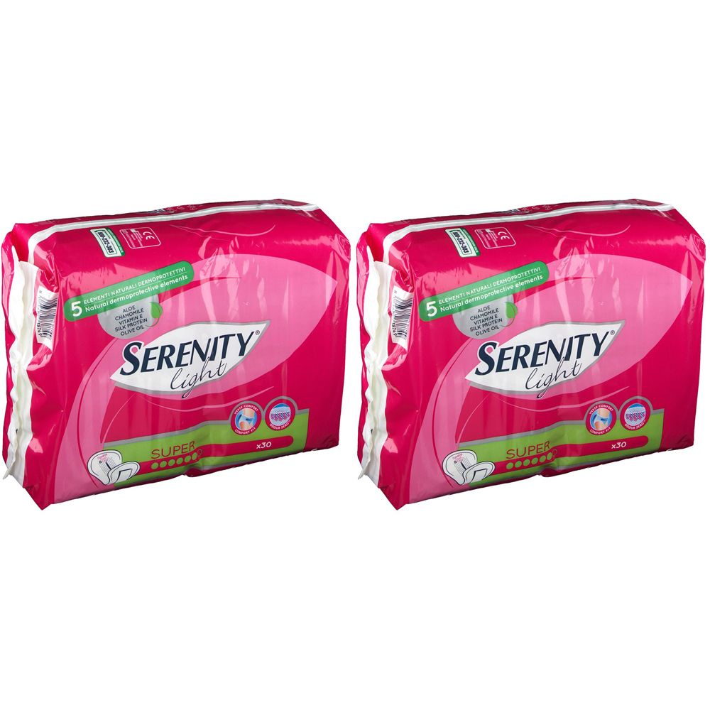 Serenity® Light Lady Super 2x30 pz Assorbenti