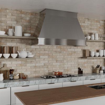 Merola Tile Arches Brick Cotto 2-1/2" x 9-7/8" Ceramic Wall Tile
