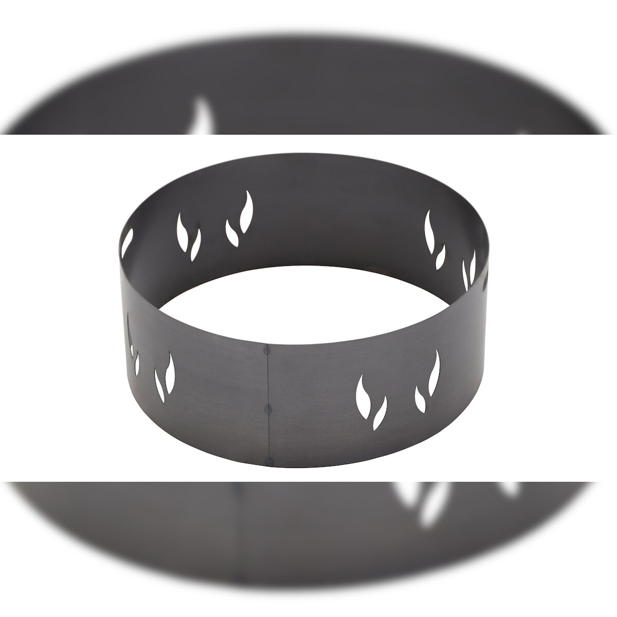 FARMCOOK Feuerschale Feuerschalen Aufsetzer Flammenmotiv Ø 69 CM Image