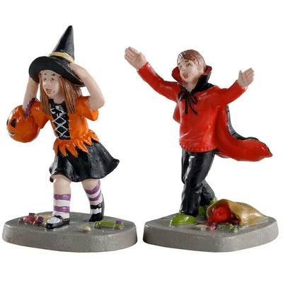 Terrified Trick-Or-Treaters Set Of 2 Art.-Nr. 02903