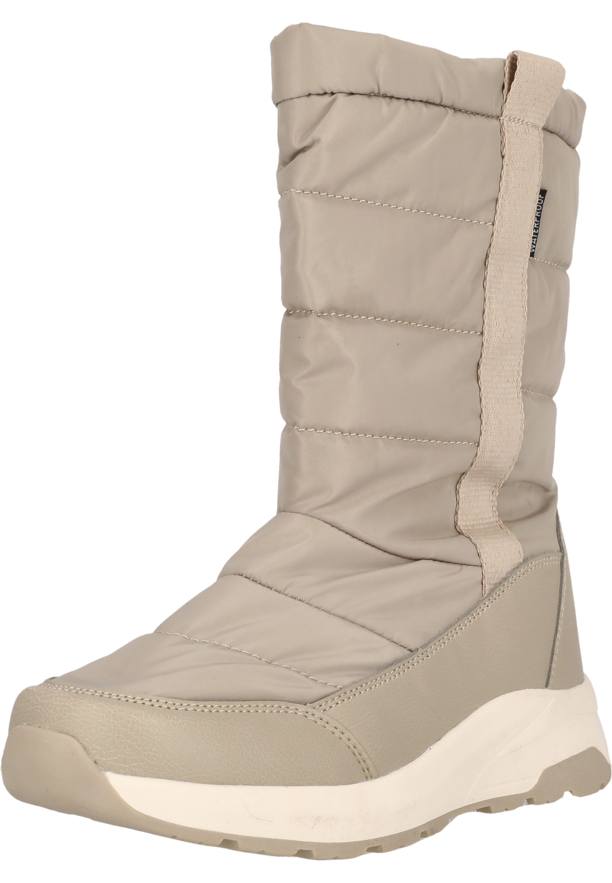 Stiefel WHISTLER "Yattua", Damen, Gr. 39, beige, Kunstfaser, Polyurethane, Schuhe Stiefel, mit rutschhemmendem Allwetterprofil