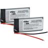 2x batteria compatibile con Cardo SRPT0102, Packtalk Duo, Scala Rider Packtalk auricolari cuffie