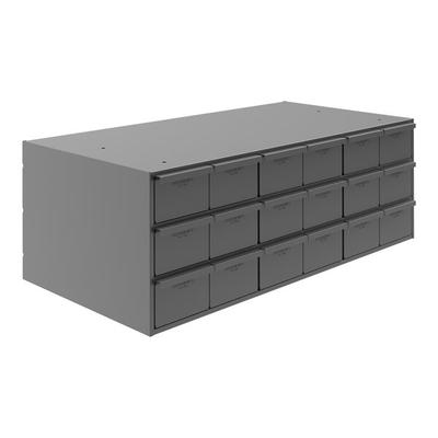 Durham Mfg 33 13/16" x 17 3/4" x 12 13/16" 18-Drawer Steel Storage Cabinet 032-95