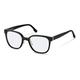 Rodenstock Quadratisch Azetat Brillen in Black, Dark Grey für Damen, Brille mit Sehstärke, optional mit Sonnenbrillen tönung oder Blaulichtfilter (Modell R5371)