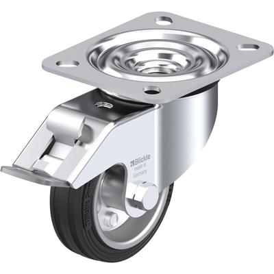 Blickle - 359240 le-ve 80R-FI Lenkrolle mit Feststeller Rad-Durchmesser: 80 mm Tragfähigkeit Image