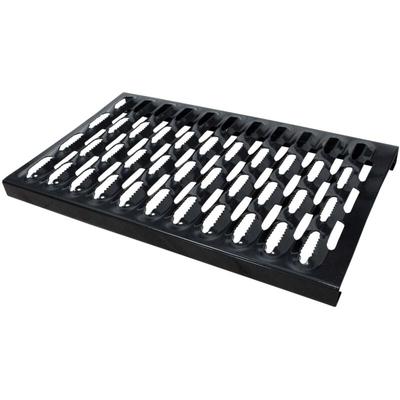 Laufrost für Schornsteinfeger, Robustes Gitterrost, Nutzbar als Fluchtweg - Schwarz, 120cm - Daprona Image