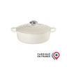 LE CREUSET Faitout Risotto en fonte émaillée 24 cm Blanc