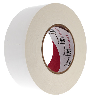Gerband 250 Gewebeband weiß