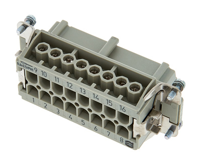 Harting 16-pin Kontakteinsatz Female