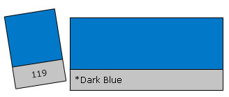 Lee Farbfolien Bogen 119 dunkelblau