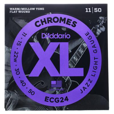 Daddario ECG24 Chromes Saitensatz für Jazzgitarre