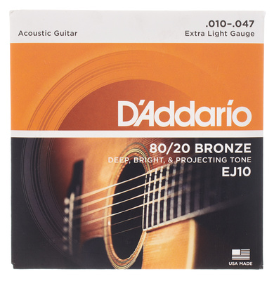Daddario EJ10 Saiten für Westerngitarre