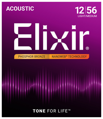 Elixir 16077 Light Medium Nanoweb Saiten