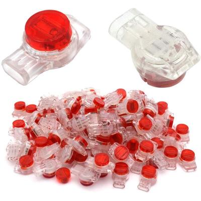 Dolaso - Packung mit 100 Stück Lock ur Connector Telefonleitungsverbindung Bündelungsstecker 3 Image