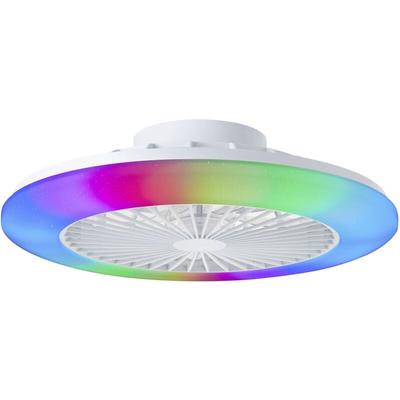 G60020/05 Salerno LED-Deckenleuchte mit Ventilator LED-Modul 40 w Weiß - Brilliant Image