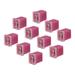 Automotive Cartridge Fuse 48V 30A Female Terminal J Case Box Low Profile Car Truck Pink 10pcs