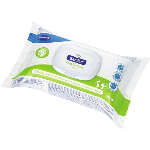 Hartmann Bacillol® Zero Tissues Reinigungs- und Desinfektionstücher Image