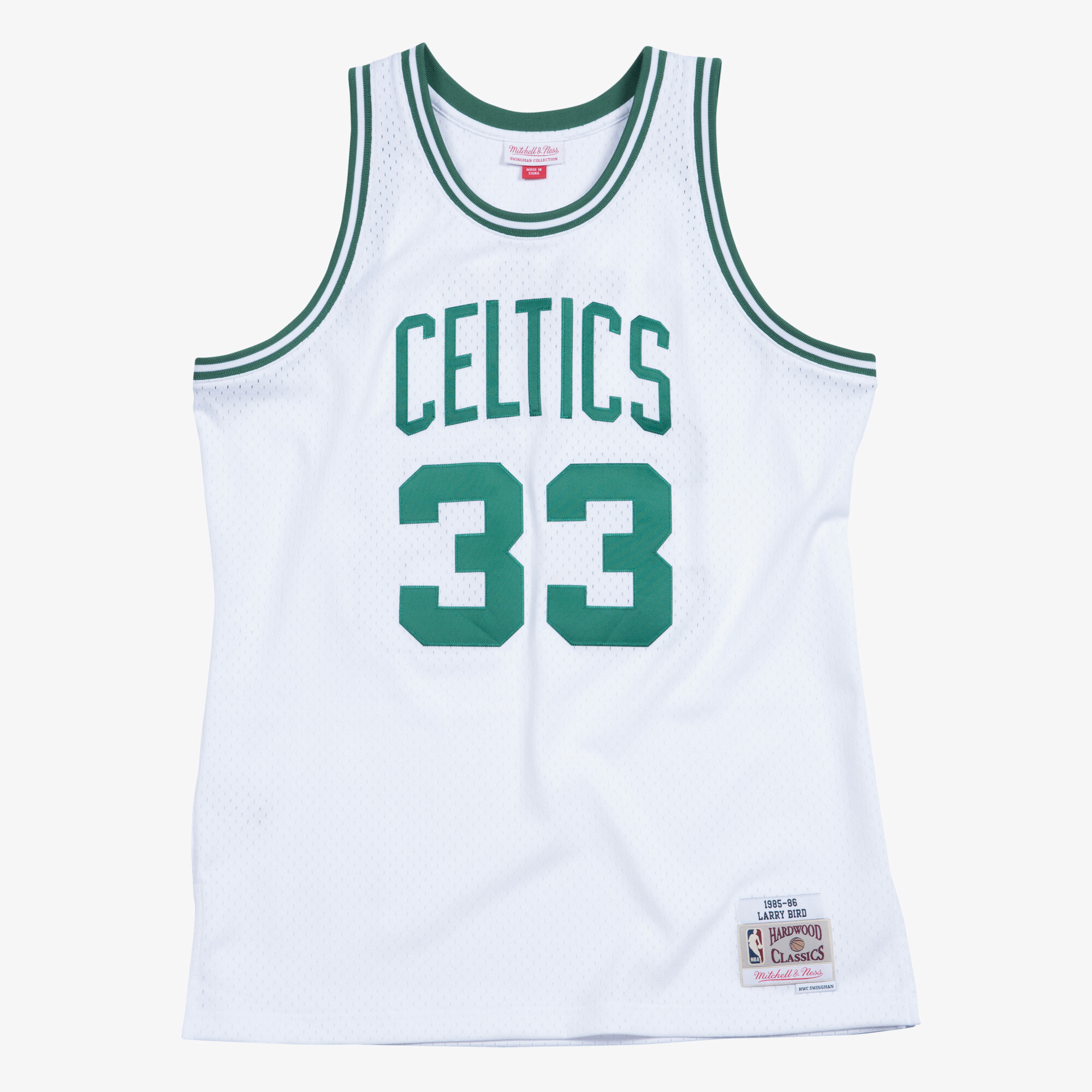 Boston Celtics Mitchell & Ness Swingman-Trikot Heim Larry Bird 1985–86 Image