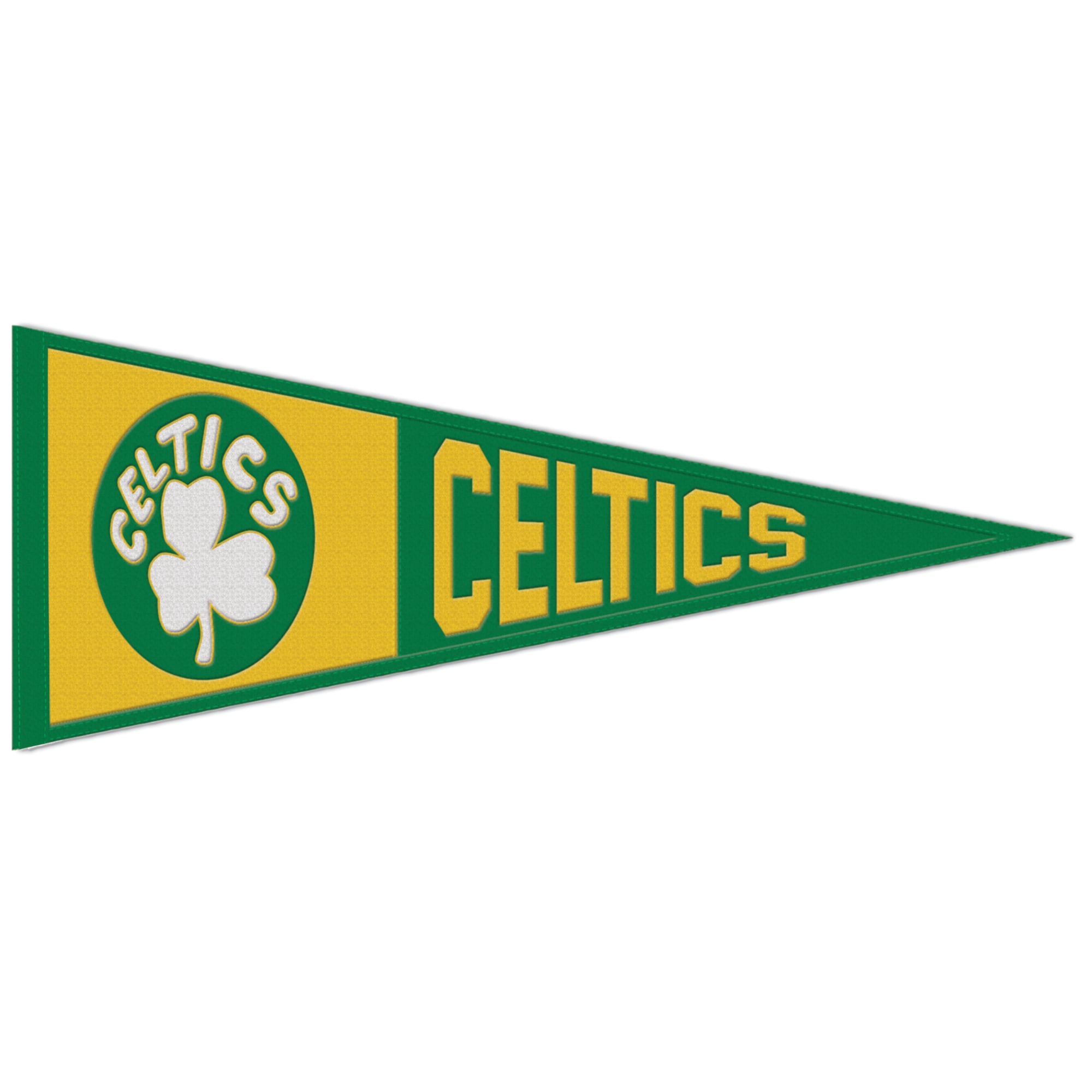 Retro-Wimpel aus Wolle der Boston Celtics, 13 x 32