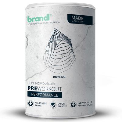 Brandl Nutrition - Pre-Workout Booster 2.0 | Stufe 2 Protein & Shakes 1000 g Weiss