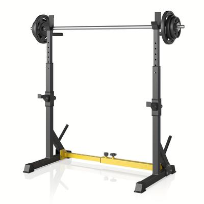 TEMU Adjustable Squat Rack Bench Press Rack Weight Lifting Barbell Rack Stand, 570 Lbs