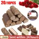 10/20P Rustic Natural Wood Place Card Holder Table Wooden Name Number Photo Holders Menu Stand Wedding Birthday Party Decoration