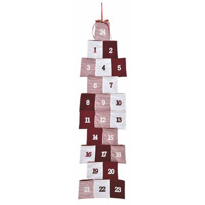 Adventskalender zum Hängen 24 Taschen - 118x33 cm - Wand Kalender zum befüllen Image