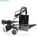 2.5X 3.5X Lenti d'ingrandimento dentali Binocolo medico Lente d'ingrandimento chirurgica Lente d'ingrandimento con faretto professionale da 5 W