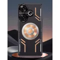 La più recente custodia per dissipazione del calore in lega di alluminio per POCO F6 X6 F4 GT F5 Pro 5G custodia in grafene raffreddamento copertura in metallo rame rosso