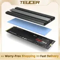 TEUCER M.2 SSD Dissipatore di calore M2 2280 Guarnizione del dissipatore di calore in alluminio per disco rigido a stato solido con cuscinetto termico in silicone PS5 PC desktop