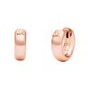 Paar Creolen MICHAEL KORS "Schmuck Geschenk Silber 925 Ohrringe PREMIUM HUGGIE", rosa (roségoldfarben), Ohrringe, Damen, Silber 925 (Sterlingsilber)