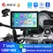Jmcq 7 Zoll Motorrad Navigation drahtlose Carplay Apple GPS Navi Android Auto vorne hinten Dual Bluetooth Kamera Recorder Monitor